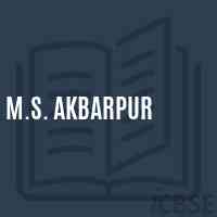 M.S. Akbarpur Middle School Logo