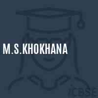 M.S.Khokhana Secondary School Logo