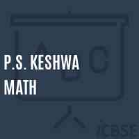 P.S. Keshwa Math Primary School Logo
