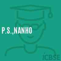 P.S.,Nanho Primary School Logo