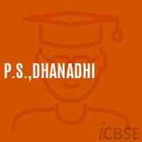 P.S.,Dhanadhi Primary School Logo