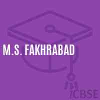 M.S. Fakhrabad Middle School Logo