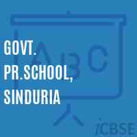Govt. Pr.School, Sinduria Logo