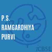 P.S. Ramgardhiya Purvi Primary School Logo