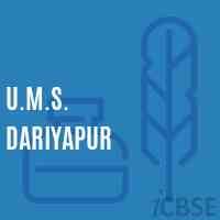 U.M.S. Dariyapur Middle School Logo
