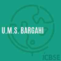 U.M.S. Bargahi Middle School Logo