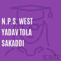 N.P.S. West Yadav Tola Sakaddi Primary School Logo