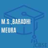 M.S.,Baradhi Meura Middle School Logo