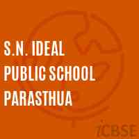 S.N. Ideal Public School Parasthua Logo
