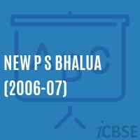 New P S Bhalua (2006-07) Primary School Logo