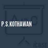 P.S.Kothawan Primary School Logo