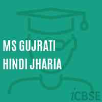 Ms Gujrati Hindi Jharia Middle School Logo