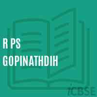 R Ps Gopinathdih Primary School Logo