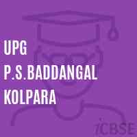 Upg P.S.Baddangal Kolpara Primary School Logo