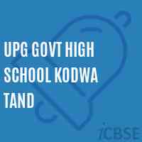 Upg Govt High School Kodwa Tand Logo