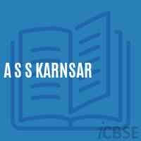 A S S Karnsar Primary School Logo