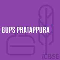 Gups Pratappura Middle School Logo