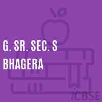 G. Sr. Sec. S Bhagera High School Logo