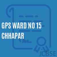 Gps Ward No 15 Chhapar Primary School Logo