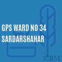 Gps Ward No 34 Sardarshahar Primary School Logo