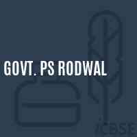 Govt. Ps Rodwal Primary School Logo