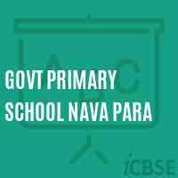 Govt Primary School Nava Para Logo