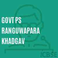 Govt Ps Ranguwapara Khadgav Primary School Logo