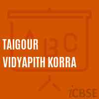 Taigour Vidyapith Korra Middle School Logo