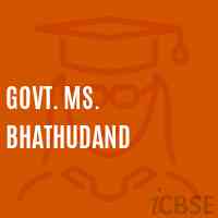 Govt. Ms. Bhathudand Middle School Logo