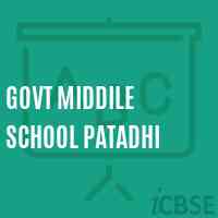 Govt Middile School Patadhi Logo