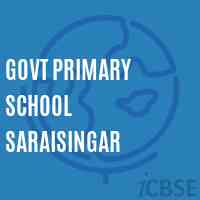 Govt Primary School Saraisingar Logo