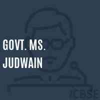 Govt. Ms. Judwain Middle School Logo