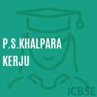 P.S.Khalpara Kerju Primary School Logo