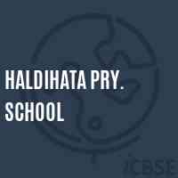 Haldihata Pry. School Logo