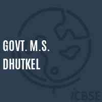 Govt. M.S. Dhutkel Middle School Logo