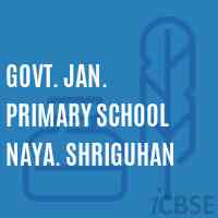 Govt. Jan. Primary School Naya. Shriguhan Logo
