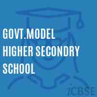 Govt.Model Higher Secondry School Logo