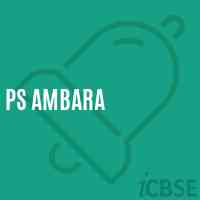 Ps Ambara Primary School Logo