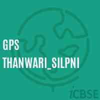 Gps Thanwari_Silpni Primary School Logo