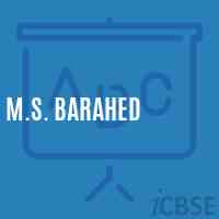 M.S. Barahed Middle School Logo