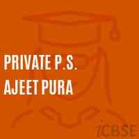 Private P.S. Ajeet Pura Primary School Logo