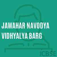 Jawahar Navodya Vidhyalya Barg High School Logo