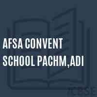 Afsa Convent School Pachm,Adi Logo