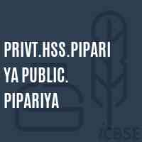 Privt.Hss.Pipariya Public. Pipariya Senior Secondary School Logo