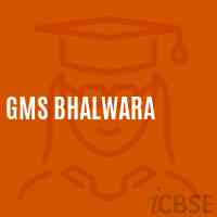 Gms Bhalwara Middle School Logo