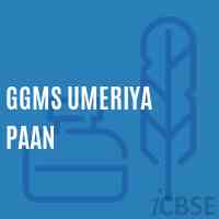 Ggms Umeriya Paan Middle School Logo