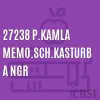 27238 P.Kamla Memo.Sch.Kasturba Ngr Secondary School Logo
