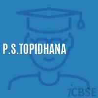 P.S.Topidhana Primary School Logo