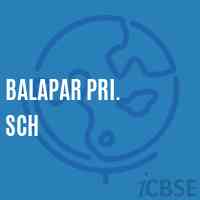 Balapar Pri. Sch Middle School Logo