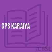 Gps Karaiya Primary School Logo